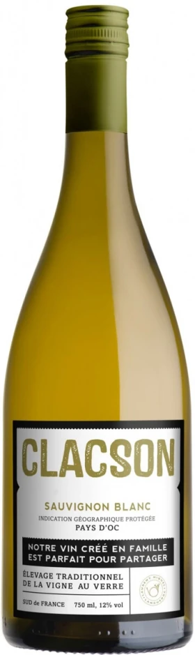 Вино Laurent Miquel, Clacson Sauvignon Blanc, Pays d'Oc IGP, 2019