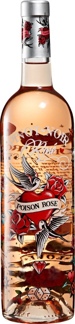 Вино Vignobles Vellas, "Poison" Rose, Pays d'Oc IGP