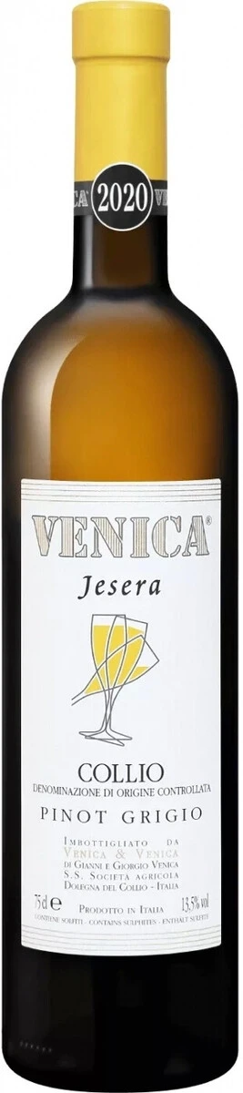 Вино Venica &amp; Venica, Jesera Pinot Grigio, Collio DOC, 2020