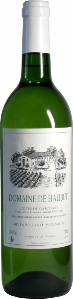 Вино Domaine de Haubet, Vin de Pays, 2013