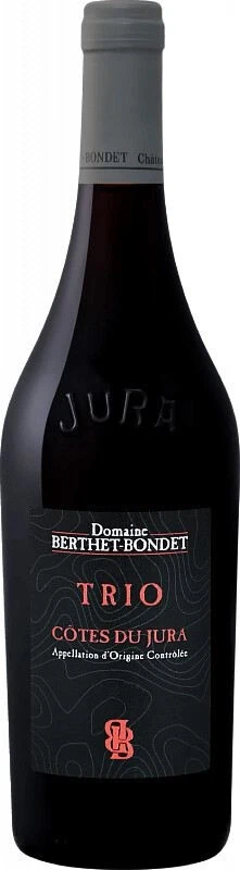 Вино Domaine Berthet-Bondet, Trio, Cotes du Jura AOC, 2018
