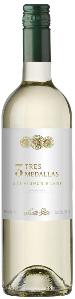 Вино Santa Rita, "3 Tres Medallas" Sauvignon Blanc, 2016