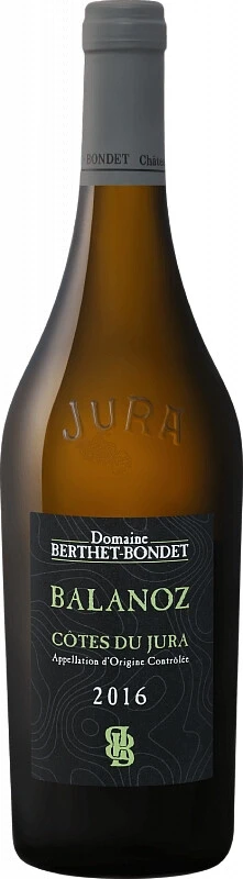 Вино Domaine Berthet-Bondet, Balanoz, Cotes du Jura AOC, 2016