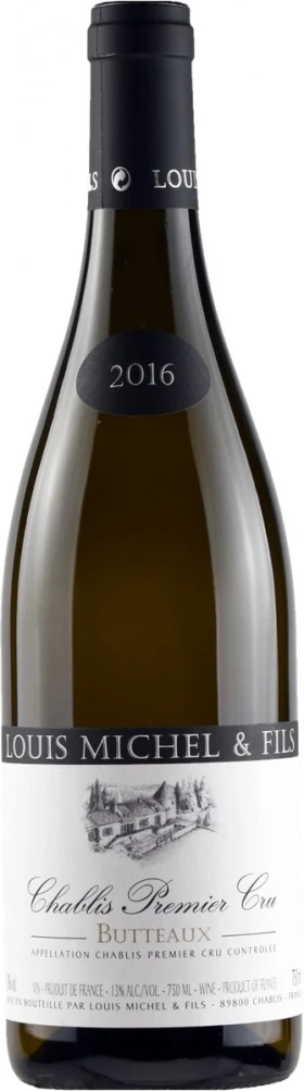 Вино Louis Michel &amp; Fils, Chablis Premier Cru Butteaux AOC, 2016