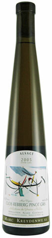 Вино Clos Rebberg Pinot Gris Selection De Grains Nobles DOC 2005 500 мл