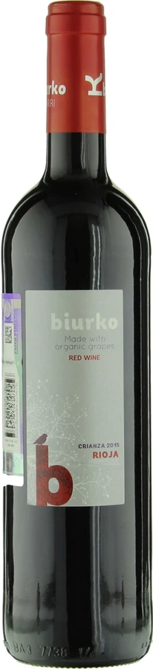 Вино Biurko Crianza, Rioja DOC, 2015