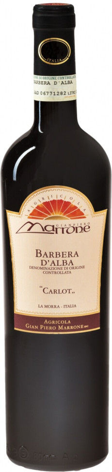 Вино Gian Piero Marrone Carlot Barbera d Alba DOC