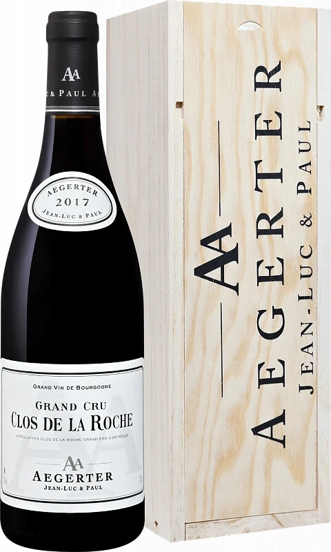Вино Aegerter, Clos de la Roche Grand Cru AOC, 2017, wooden box