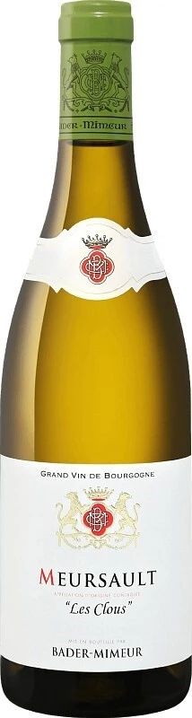 Вино Bader-Mimeur, Meursault Les Clous AOC, 2013