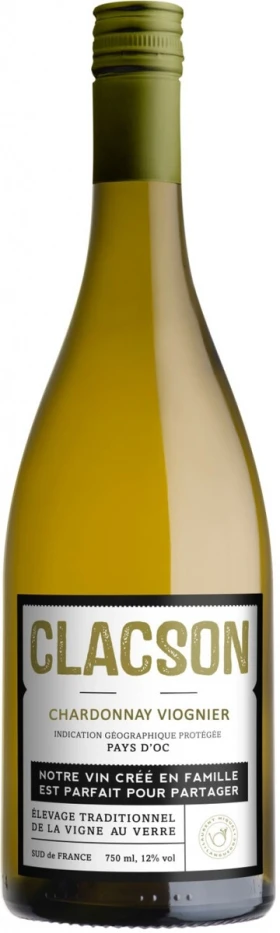 Вино Laurent Miquel, Clacson Chardonnay-Viognier, Pays d'Oc IGP, 2019