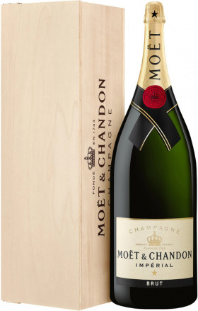 Шампанское Moet &amp; Chandon Brut Imperial with wooden box 12 л