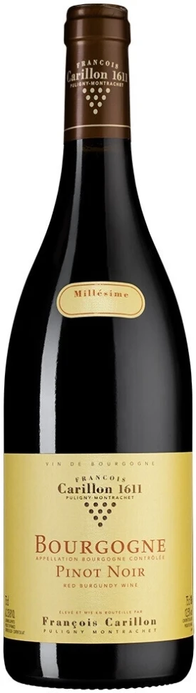 Вино Francois Carillon, Bourgogne AOC Pinot Noir, 2019