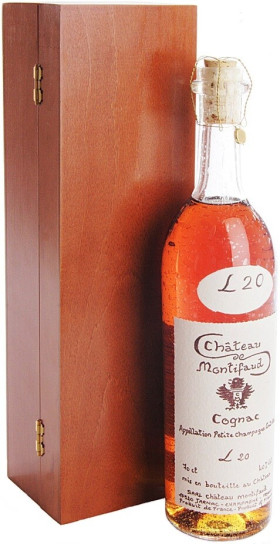 Коньяк Chateau de Montifaud 20 Years Old Fine Petite Champagne AOC wooden box 700 мл