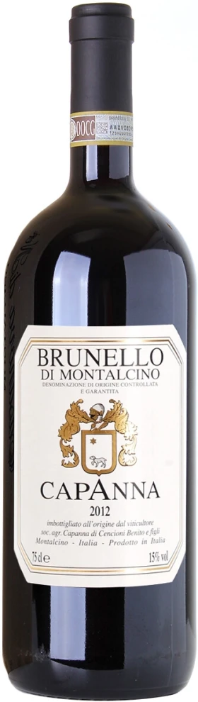 Вино Capanna, Brunello di Montalcino, Tuscany DOCG, 2012, 1.5 л