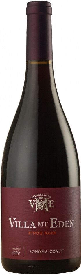 Вино Villa Mt Eden Pinot Noir Sonoma Coast 2009
