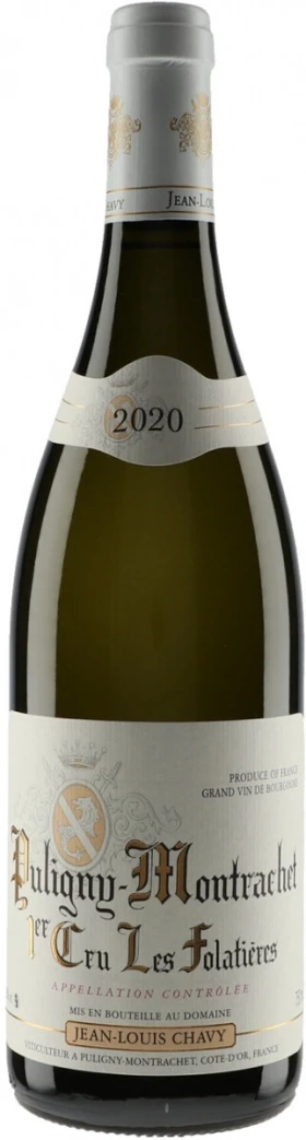 Вино Domaine Jean-Louis Chavy, Puligny-Montrachet 1er Cru Les Folatieres AOC, 2020
