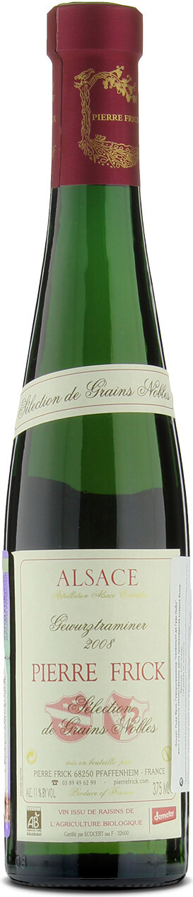 Вино Pierre Frick Gewurztraminer Selection de Grains Nobles Alsace AOC 2008 375 мл