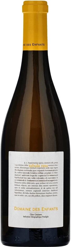 Вино Domaine des Enfants, Tabula Rasa, Cotes Catalanes IGP, 2020