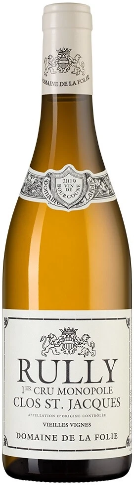 Вино Domaine de la Folie, Rully 1 er Cru Clos Saint Jacques AOC, 2019