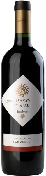 Вино TerraMater, Paso Del Sol Carmenere, 2011