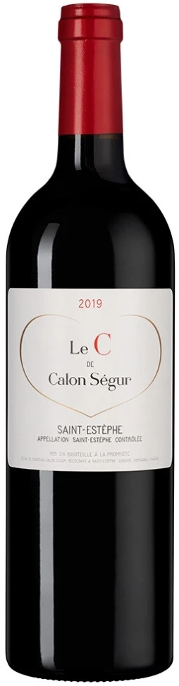 Вино Le C de Calon Segur Saint-Estephe AOC, 2019
