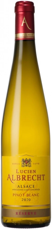 Вино Lucien Albrecht, Pinot Blanc Reserve, Alsace AOC, 2020