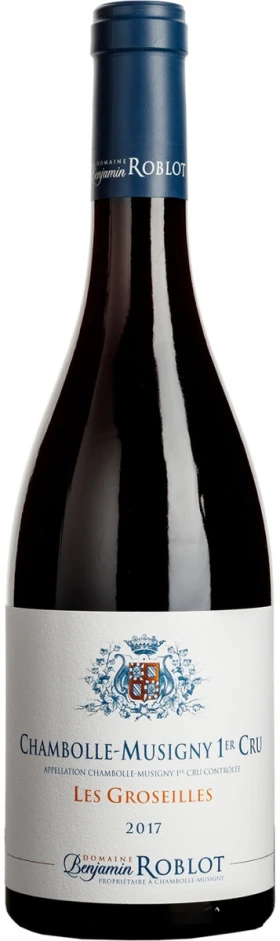 Вино Domaine Benjamin Roblot, Chambolle-Musigny 1er Cru Les Groseilles AOC, 2017