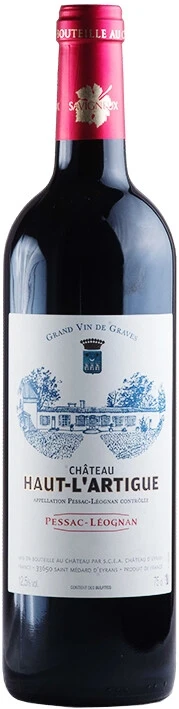 Вино Chateau Haut-L'Artigue, Pessac-Leognan AOC, 2013