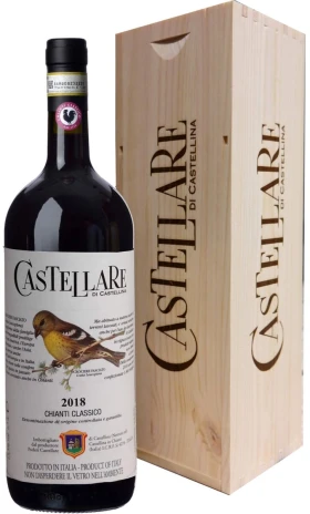 Вино Castellare di Castellina, Chianti Classico DOCG, 2018, wooden box, 3 л