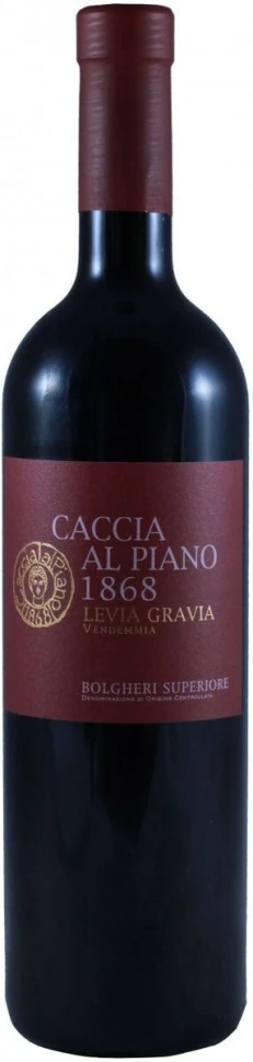 Вино Caccia al Piano 1868, Levia Gravia, Bolgheri Superiore DOC, 2011