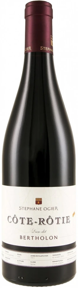 Вино Domaine Michel et Stephane Ogier, Cote-Rotie "Bertholon" AOC, 2018