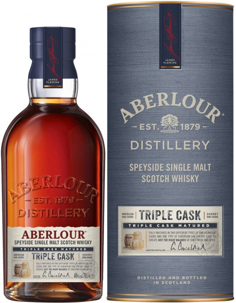 Виски Aberlour Triple Cask in tube 700 мл