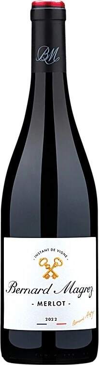 Вино Bernard Magrez, Merlot, Pays d'Oc IGP, 2022