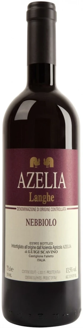 Вино Azelia, Nebbiolo, Langhe DOC