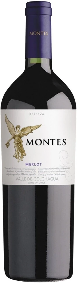 Вино Montes, Reserva Merlot, Valle de Colchagua DO, 2011