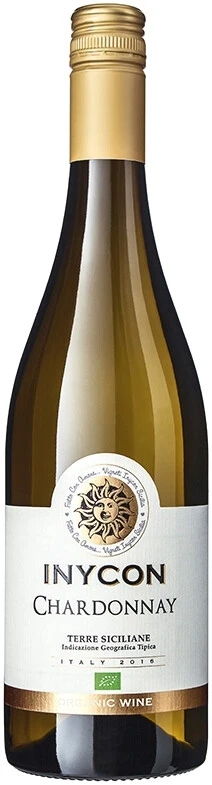 Вино Inycon, Chardonnay Organic, Terre Siciliane IGT, 2018