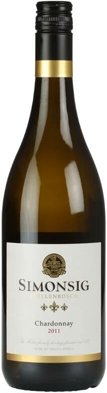 Вино Simonsig, Chardonnay, 2011