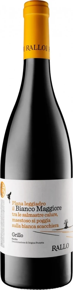 Вино Rallo, Bianco Maggiore, Sicilia DOP, 2012
