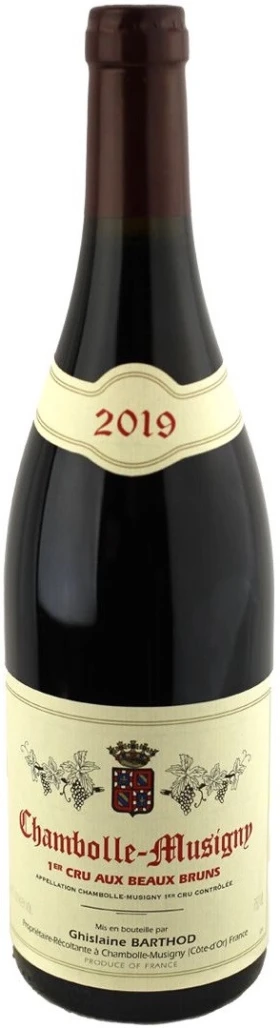 Вино Domaine Ghislaine Barthod, Chambolle-Musigny 1er Cru Aux Beaux Bruns AOC, 2019