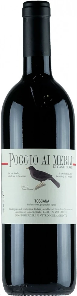 Вино Castellare di Castellina, Poggio Ai Merli di Castellare, Toscana IGT, 2016