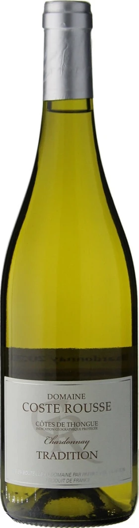 Вино Domaine Coste Rousse, Chardonnay Tradition, Cotes de Thongue IGP, 2024