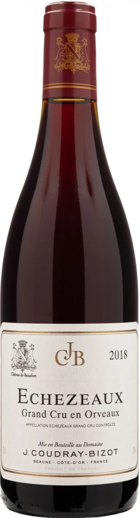 Вино J.Coudray-Bizot, Echezeaux Grand Cru En Orveaux AOC, 2018