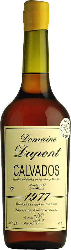 Кальвадос Domaine Dupont Calvados Pays d Auge 1977 700 мл