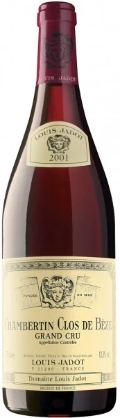 Вино Louis Jadot Chambertin Grand Cru AOC Clos de Beze, 2001