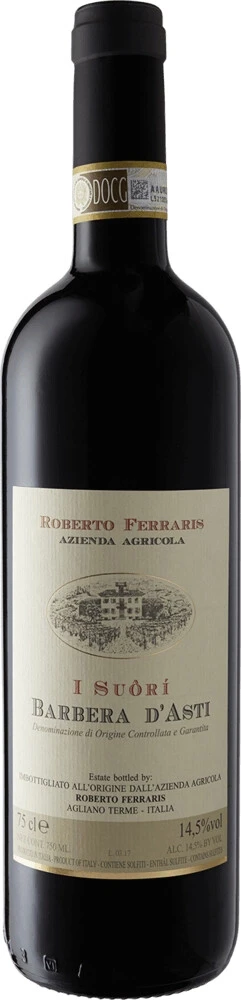 Вино Roberto Ferraris, I Suori, Barbera d'Asti DOCG, 2019