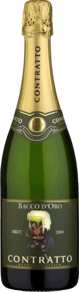 Игристое вино Giuseppe Contratto Bacco D Oro Brut 2008