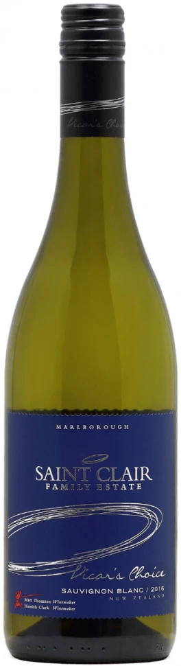 Вино Saint Clair, Vicar's Choice Sauvignon Blanc, 2016