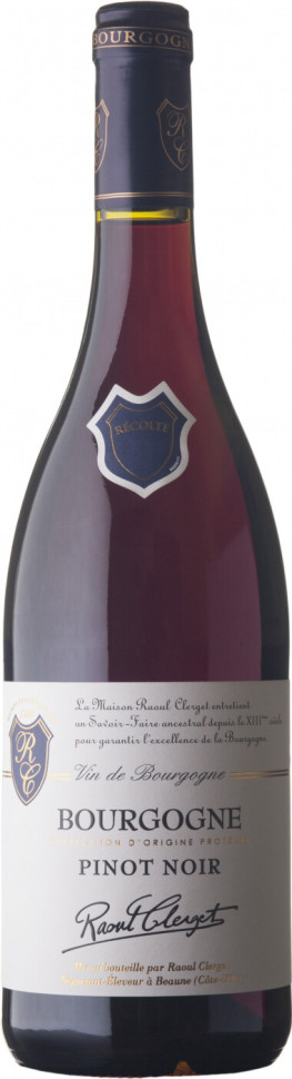 Вино Raoul Clerget Bourgogne AOP Pinot Noir