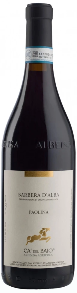 Вино Ca'del Baio, Barbera d'Alba Paolina DOC, 2017