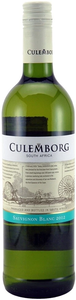 Вино "Culemborg" Sauvignon Blanc, 2012